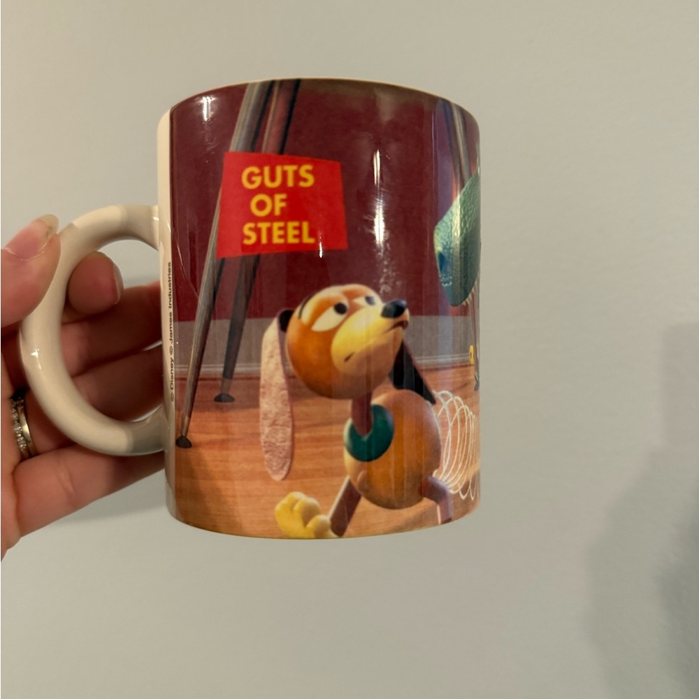 Vintage Toy Story mug guys of steel